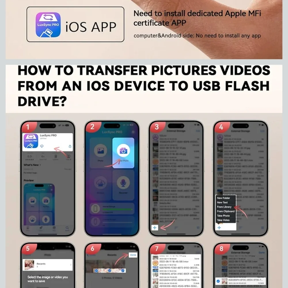 MFI Lic. Flash Drive for iPone and Android